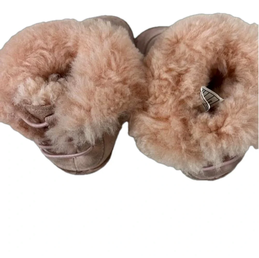 Baby Girls UGG pink booties size medium